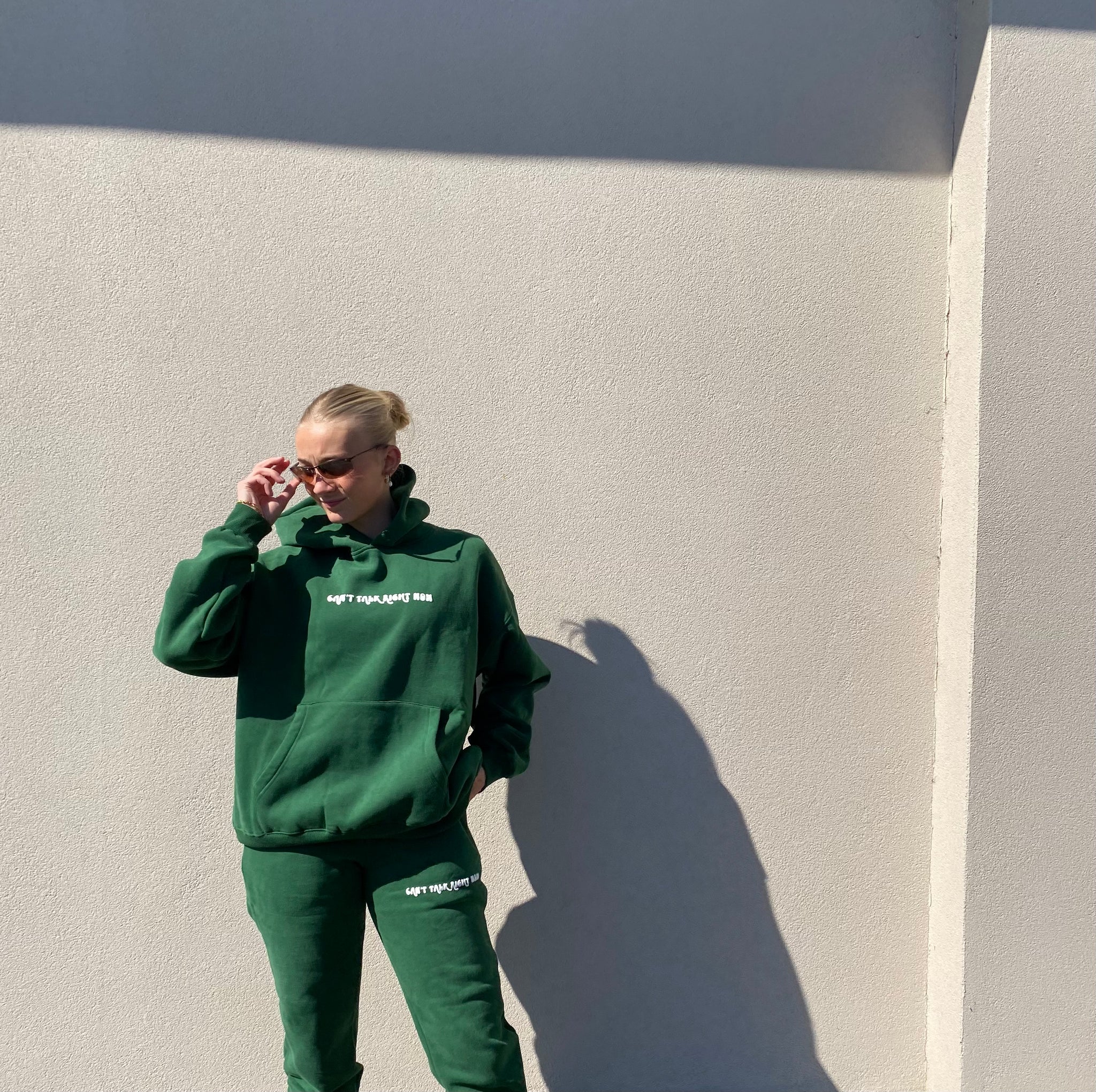 Forrest Green Oversized Hoodie